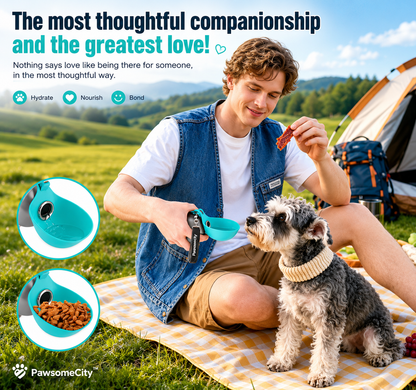 PawsomeCity™ HydroPaw Bottle – Leak-Proof Stainless Steel Travel Water Bottle for Dogs & Cats
